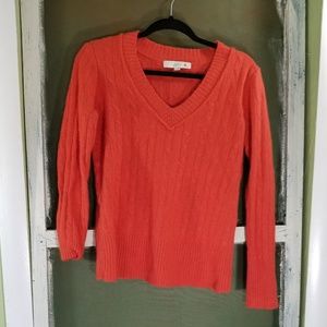 Ann Taylor Loft orange sweater